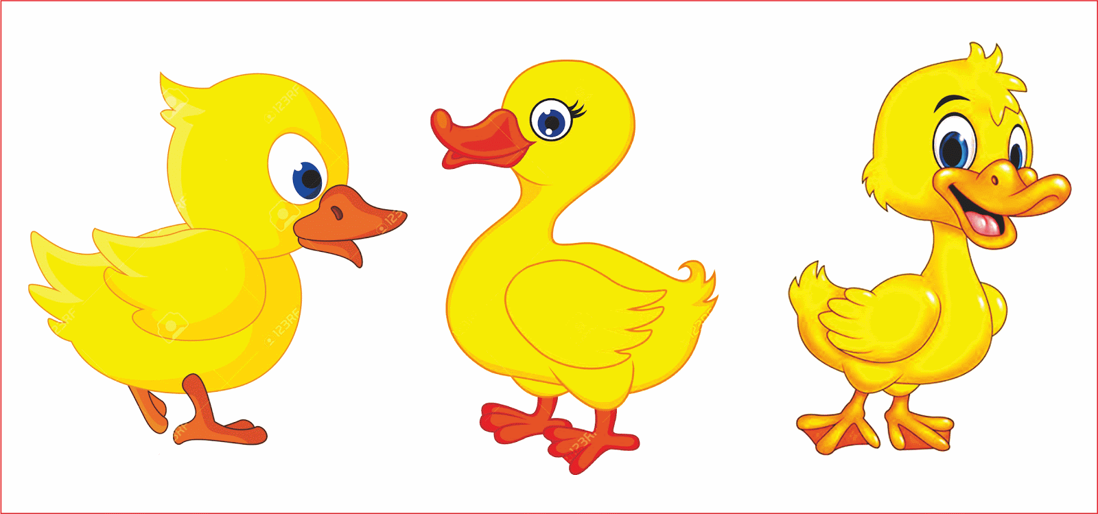 Gambar Animasi Anak Bebek