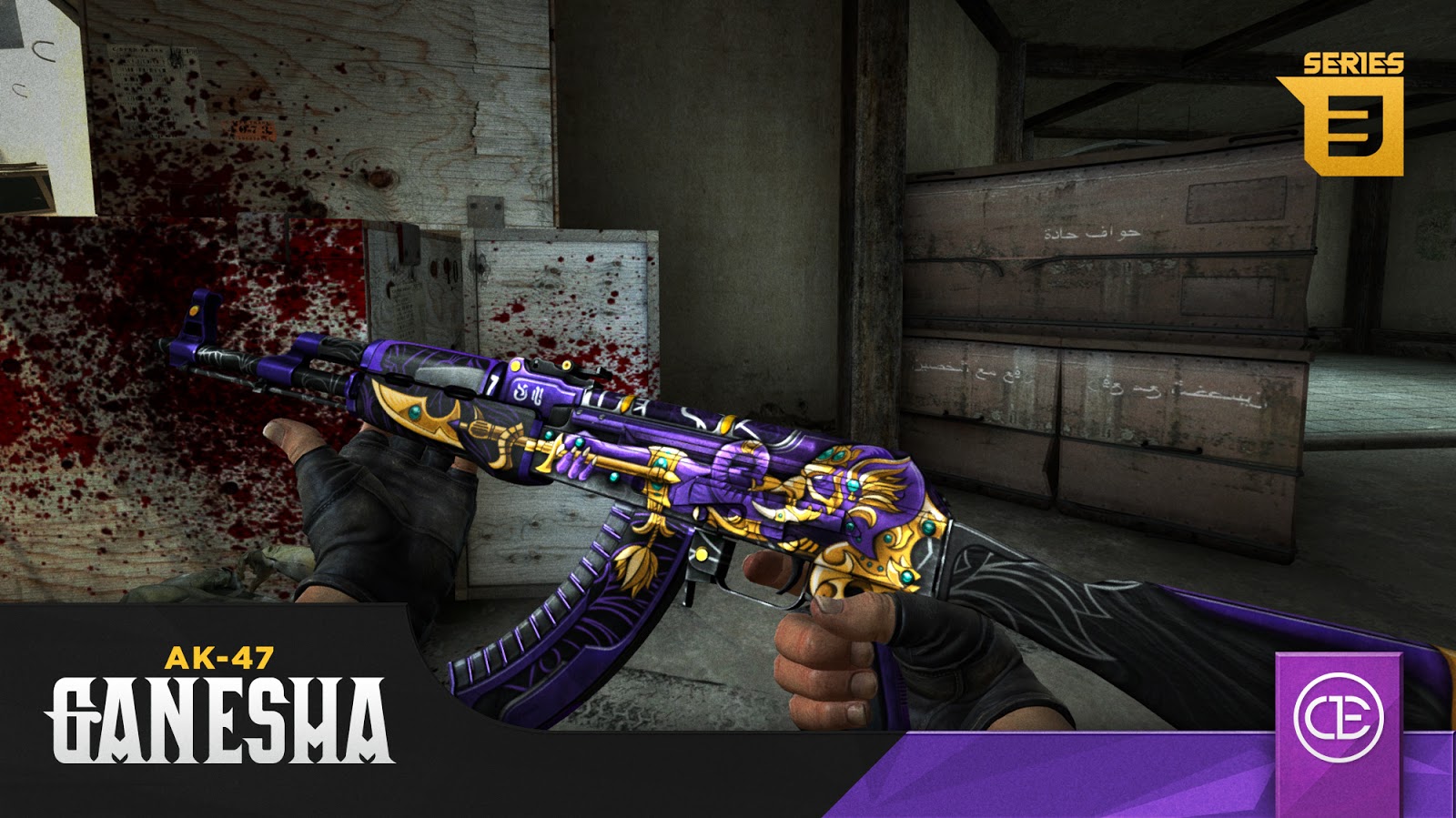 CSGO SKINS AK 47 - GANESHA