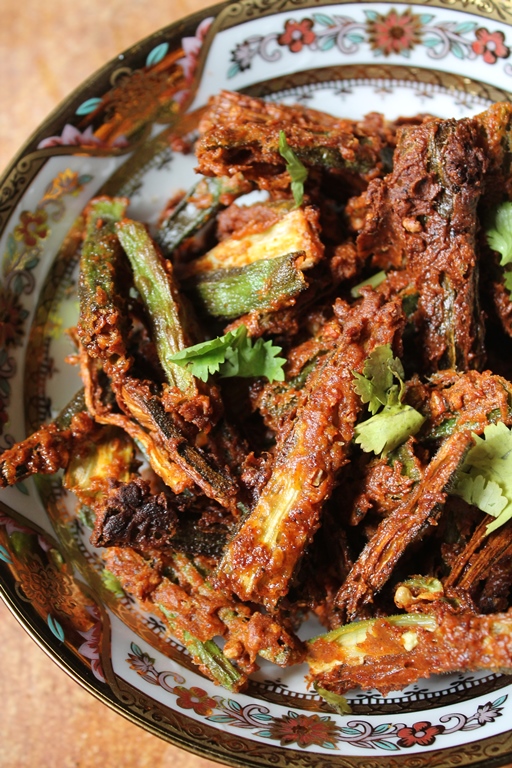 YUMMY TUMMY: Kurkuri Bhindi Recipe / Vendakkai Fry Recipe / Crispy Lady Finger Fry Recipe