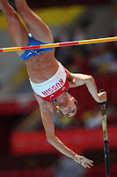 Russian Olympic Gold Medalist Pole Vaulter YELENA ISINBAEVA