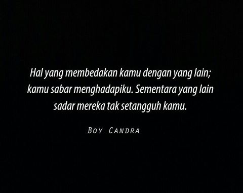 Kumpulan Kata Bijak dari Facebook Boy Chandra - Berbagi Kata