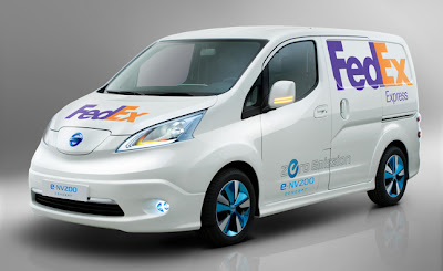 e-nv200, env200, Battery electric vehicle, Nissan Motors, Electric vehicle, FedEx, FedEx Express, Nissan