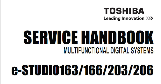 Toshiba e-STUDIO 163/166/203/206 Service Manual