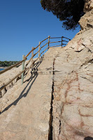 Camino de Ronda. Pasos inverosímiles en Sant  Antoni de Calonge. Costa Brava