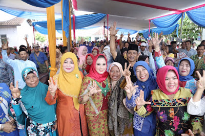 Yustin Ridho Ficardo Sosialisasi Balita Kurang Gizi di Lampung Tengah