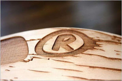 Laser wood engraving