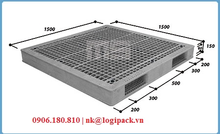 Pallet chứa hàng nặng WR2-1515