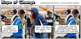 obama, obama jokes, political, humor, cartoon, conservative, hope n' change, hope and change, stilton jarlsberg, baltimore, race, riots, freddie gray, tampax, looters