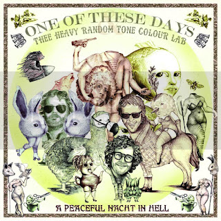 One Of These Days & Thee Heavy Random Tone Colour Lab ‎"A Peaceful Nacht In Hell" 2013 Spain Prog Space Rock