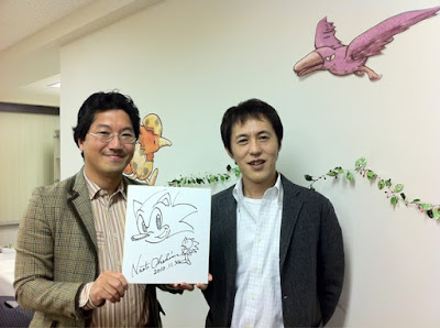 Image avec Yuji Naka et Naoto Oshima - Sonic.