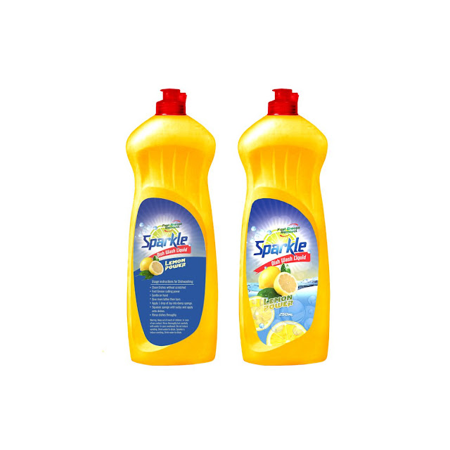 Sparkle Detergent Liquid Bottle Mockup Design