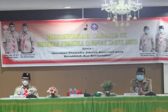 Musyarawah Cabang IX Gerakan Pramuka Kabupaten Sanggau