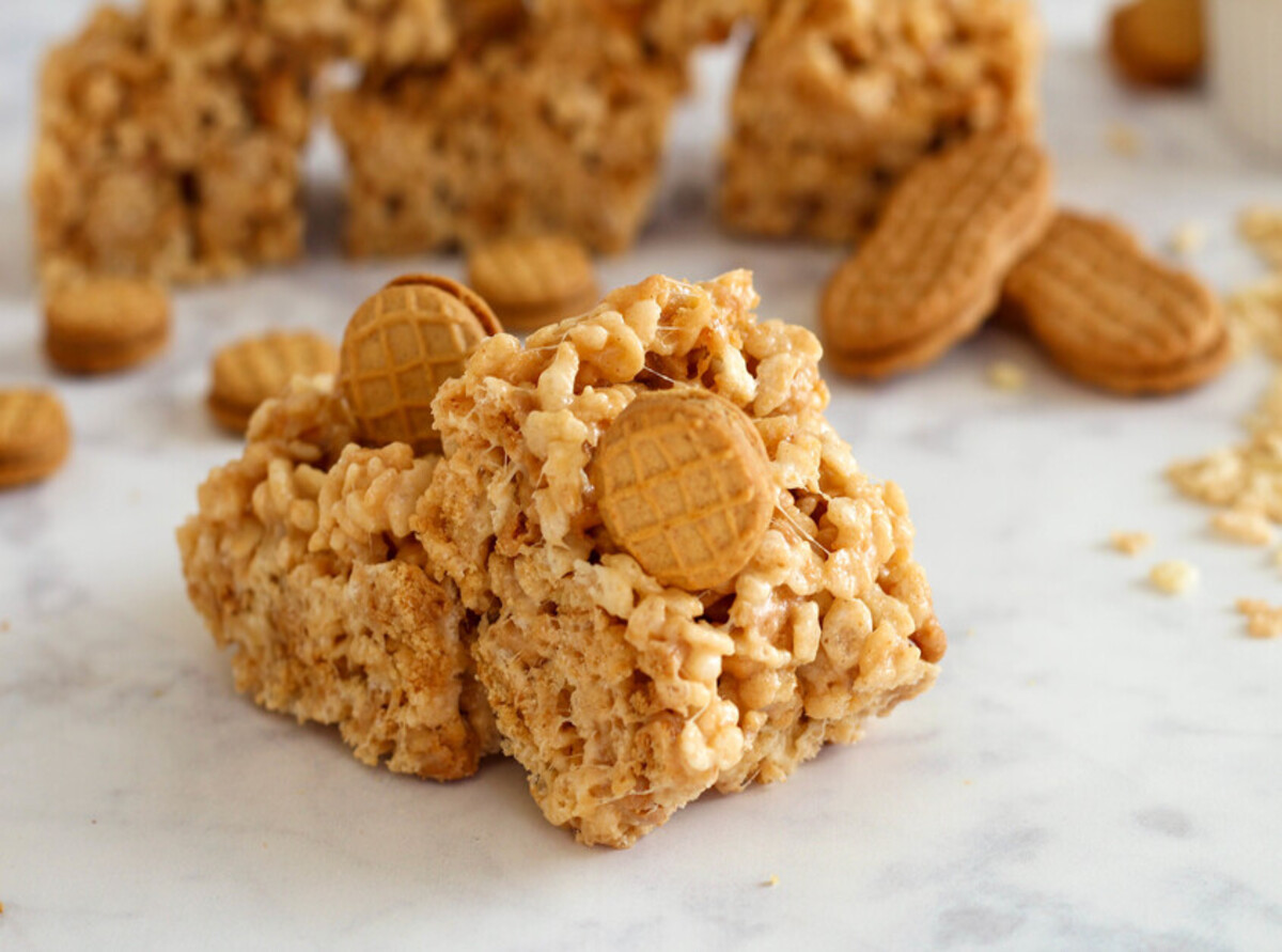 Nutter Butter Krispie Treats - Steph