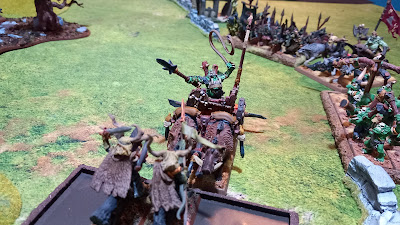 Warhammer The Old World battle report: Orcs & Goblins vs Wood Elves, 1000pts