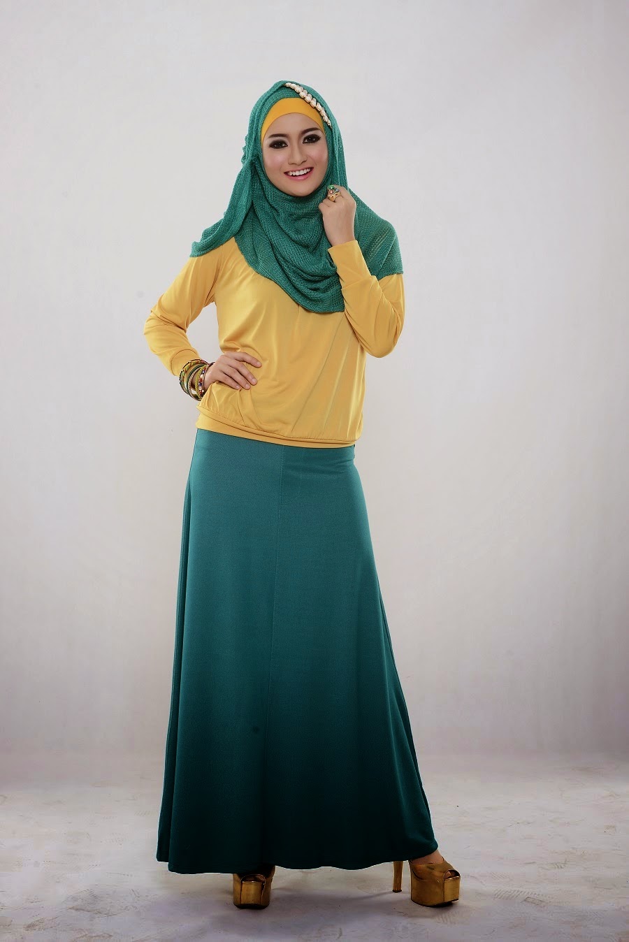 Kumpulan Desain Baju Muslim Remaja Sehari Hari Kumpulan Model