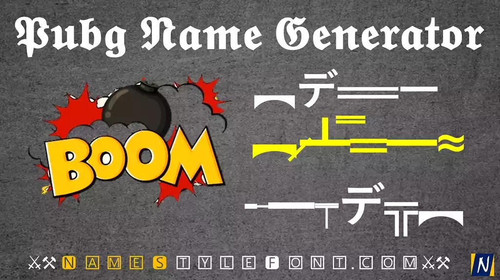 Với PUBG Weapons Name Generator, bạn có thể tạo ra các tên vũ khí độc đáo và cá nhân hơn bao giờ hết. Để tỏa sáng trên trường chiến tranh của PlayerUnknown\'s Battlegrounds, hãy sử dụng công cụ này để tạo ra các tên vũ khí độc đáo mà chỉ riêng bạn sở hữu. Hãy thử và trải nghiệm để tạo ra không gian chơi game cực kỳ thú vị!