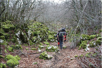 Ascenso hacia Portua Zarra