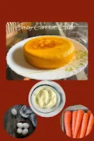 Carrot cake recipe without oven- Health benefits of carrot-English