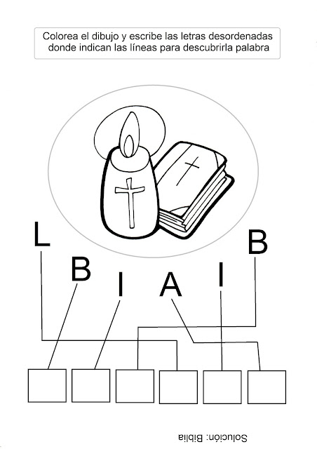 El Rincón de las Melli: DESCUBRE LA PALABRA: Biblia