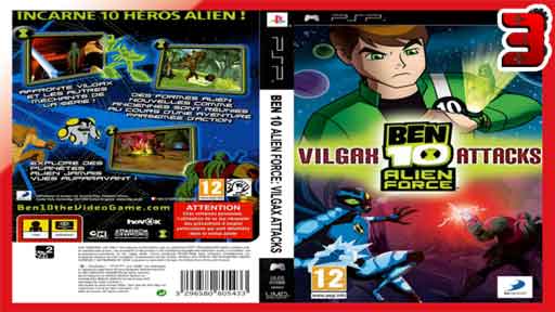 Ben 10 - Alien Force - Vilgax Attacks (PSP) ROM – Download ISO