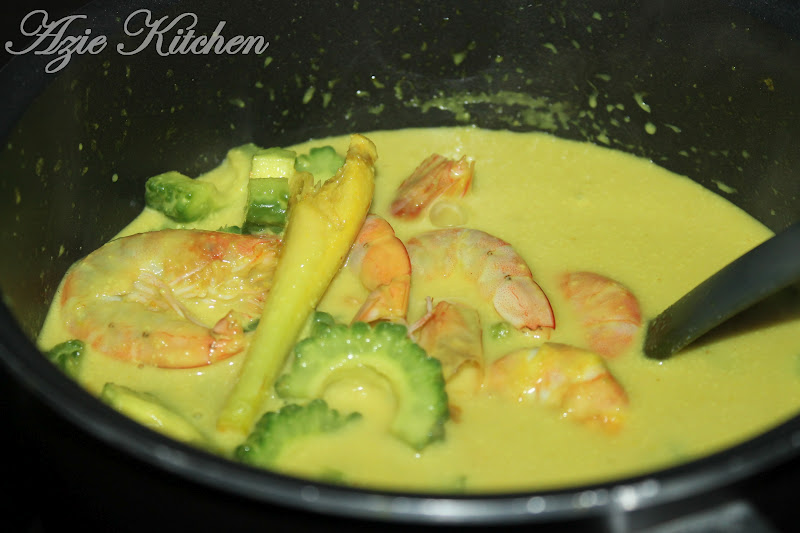 Resepi Gulai Lemak Udang Azie Kitchen - Hallowec