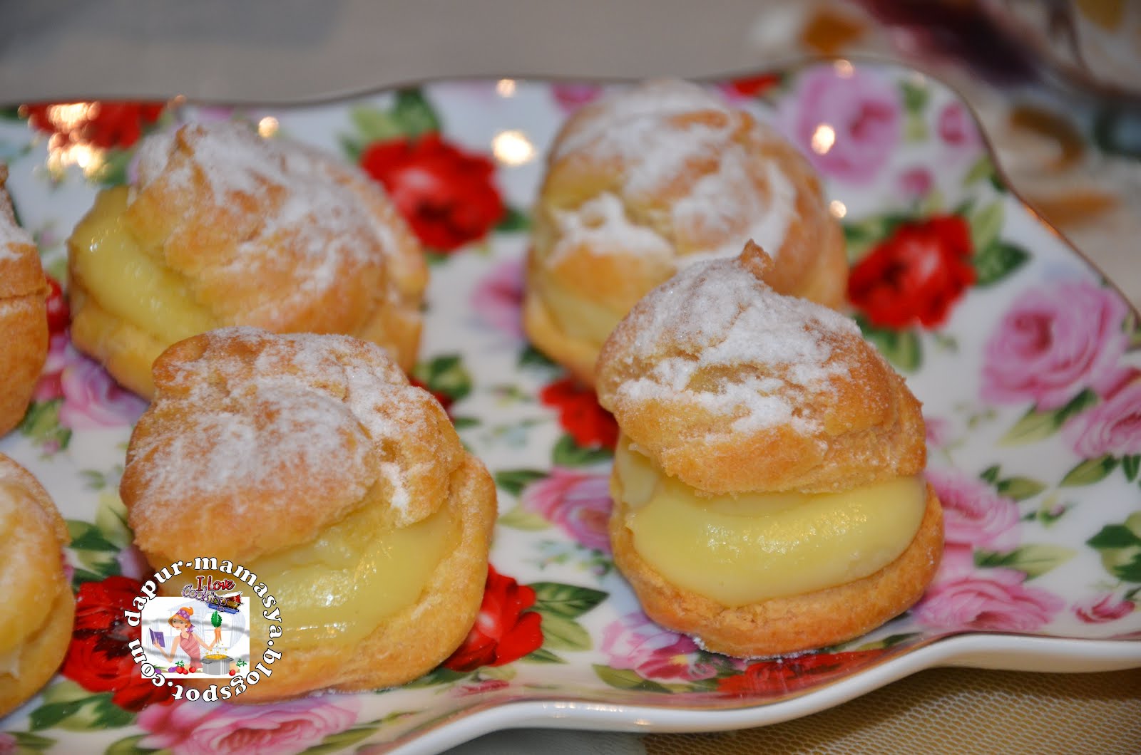 Dapur Mamasya: Cream Puff inti Cream Custard