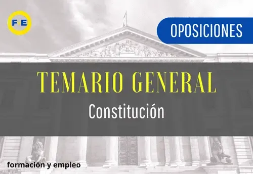 Curso online de oposiciones Estructura de la Constitución Española