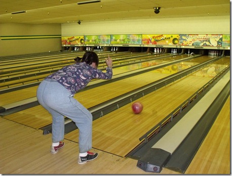 Taylor bowling