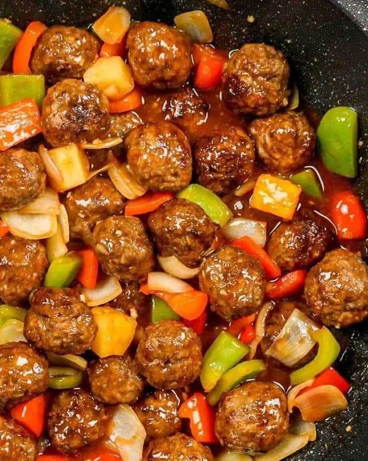 Sweet And Sour Meatballs