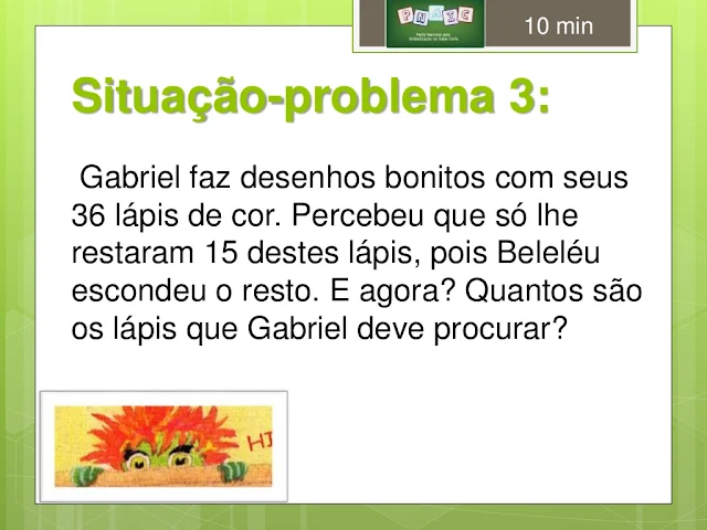 situação problema matematica