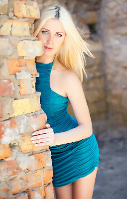 blonde hair Ukraine girl 