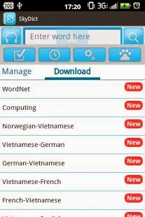 Từ điển Skydict - Phần mềm từ điển hay cho android