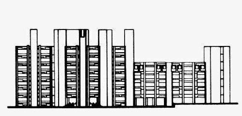 Laboratorios de Biotecnología Richards en Philadelphia | Louis Kahn | Richards Medical Research Building  