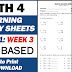 LEARNING ACTIVITY SHEETS in MATH 4 (Quarter 1: Week 3) Free Download