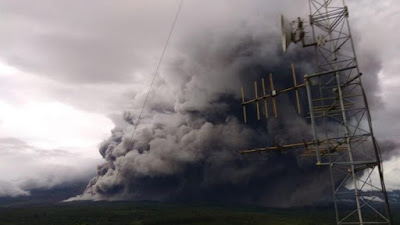 Abu Vulkanik Semeru Hujani 9 Kecamatan di Probolinggo