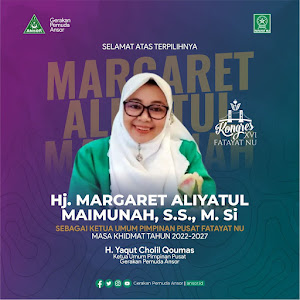 Selamat atas Terpilihnya Hj. Margaret Aliyatul Maimunah Ketua PP Fatayat NU