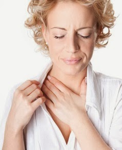 woman who has chest pain