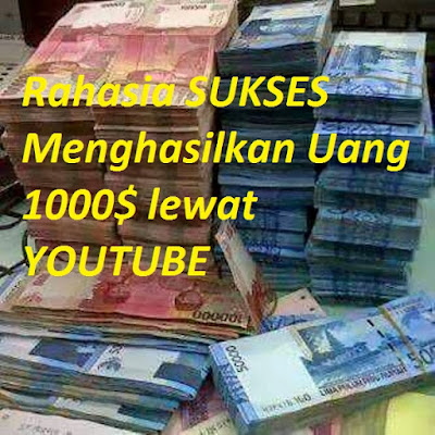 Rahasia SUKSES Menghasilkan Uang 1000$ lewat YOUTUBE dengan 100 Video ORI