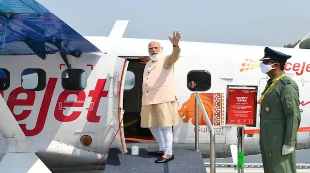 First Seaplane Service In Gujarat