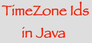 What are the Java TimeZone ID's 