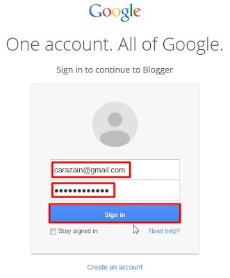 Cara Membuat Blog Gratis Di Blogspot Blogger