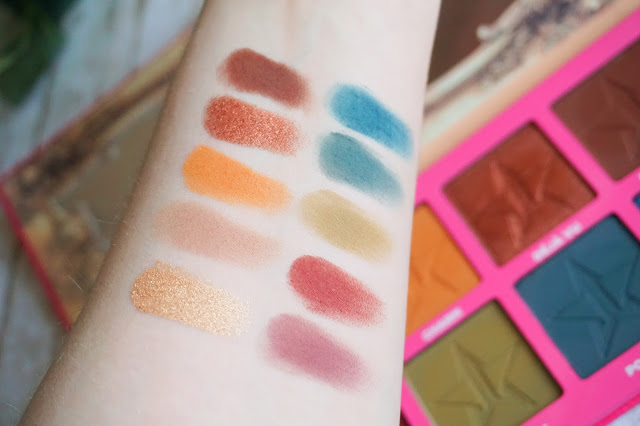 Review Jeffree Star Androgyny Palette Swatches