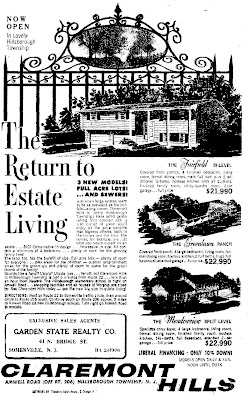 Claremont Hills ad, June 1962