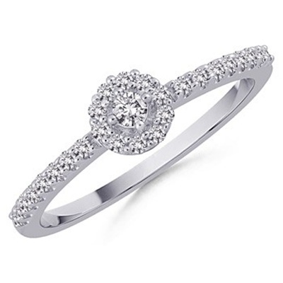 Round Diamond Wedding Ring