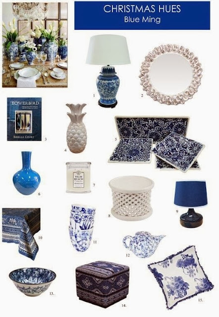 Sibella Court, Bowerbird, Bonnie and Neil, pineapple, blue and white, shell mirror, tiles, scented candles, cushions, homewares, luxe