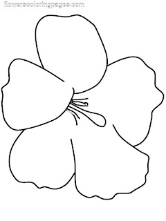 preschool flower coloring pages  flower coloring page