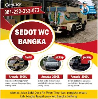 Biaya Jasa Sedot WC Belitung
