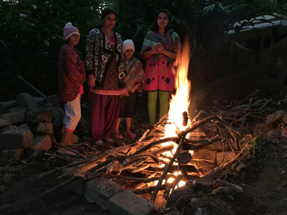 homestay in munnar with campfire, ganga holiday home best deal, best family cottage in munnar
