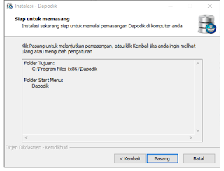 Cara install Dapodik 2019 c