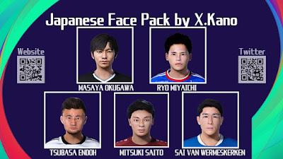 PES 2021 Japanese Facepack 3 by X. Kano